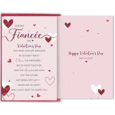 Imagem de Bablira Cartão de dia dos namorados sincero para noiva, cartão de amor romântico para futura esposa, presente doce dos namorados para ela, para minha noiva no dia dos namorados