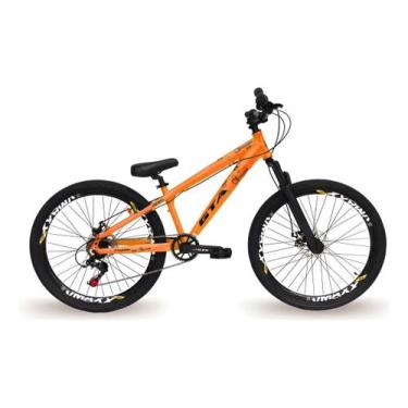 Imagem de Bicicleta Aro 26 Freeride Camaleão Alum GTA Rebel 7v single disco Quad