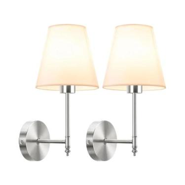 Imagem de Luminária De Parede LED Retro RGB Regulável Recarregável Com Controle 