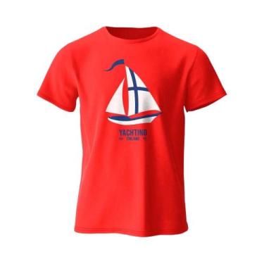 Imagem de Camiseta De Algodão Vintage Oversize Com Estampa Gráfica De Náutica Pa