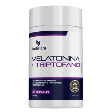 Imagem de Melatonina + L-Triptofano 60 Cápsulas Tuttiflora-Unissex