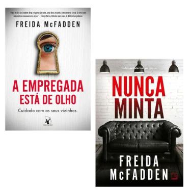 Imagem de Kit 2 livros físico, A empregada está de olho + Nunca minta, Freida Mc