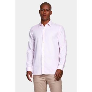 Imagem de Camisa Aramis Manga Longa Regular Maquineta Pontilhada Rosa-Masculino