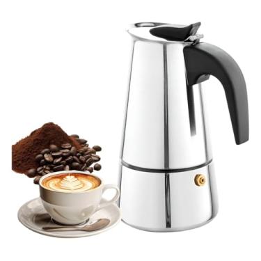 Imagem de Cafeteira Italiana Inox 450ml 9 Xícaras Prateado Prática (200ML)