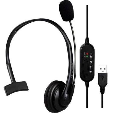 Imagem de Headset Office Fortrek Fk 731a Usb Preto
