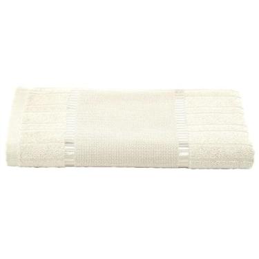 Imagem de Toalha Rosto Bella Dohler Bordar Barrado Etamine 50x80cm - Marfim, Mar