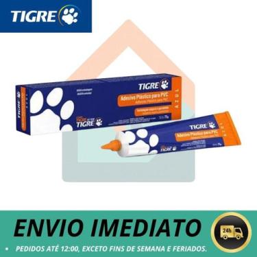 Imagem de Cola Adesivo Incolor Bisnaga Cola Para Cano Pvc 17g Tigre