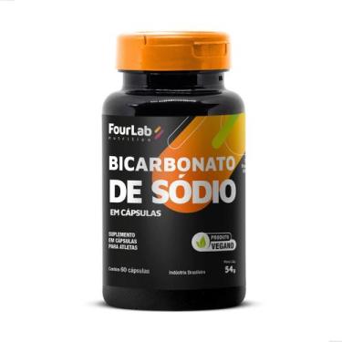 Imagem de Bicarbonato De Sodio Fourlab - Pote Com 60 Capsulas Sabor:Sem Sabor, S