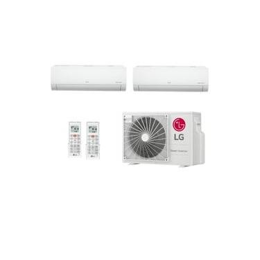 Imagem de Ar Condicionado Multi Split Inverter Hi Wall LG 18000 BTUs (2x9000) Quente/Frio Z2UW18GFB1.AWGZBR4 - 220V