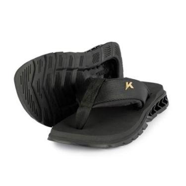 Imagem de Chinelo Sandália Kenner Rakka CUSHY BOLD L7 Preto-Masculino