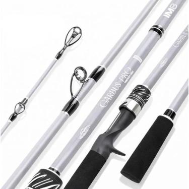 Imagem de Vara Pesca Pesada Garbus Pro 40-80lb Carbono IM8 Pesqueiro Tamanho:Var