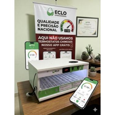 Imagem de Chocadeira Automática 80 á 90 Ovos Galinha Ovoscópio eclo chocadeira 2