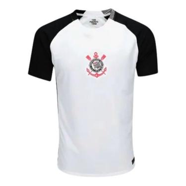 Imagem de Camiseta Corinthians Oficial Preta E Branca Promoção - NoBrand, Branco