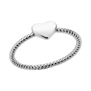 Imagem de Anel Em Forma De Coração Espiral Em Aço Inoxidável Dourado Para Mulher