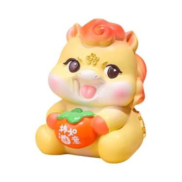 Imagem de Boneco Mascote Do Ano Do Cavalo 2026, Ornamento De Mesa Ou Carro DIY, 
