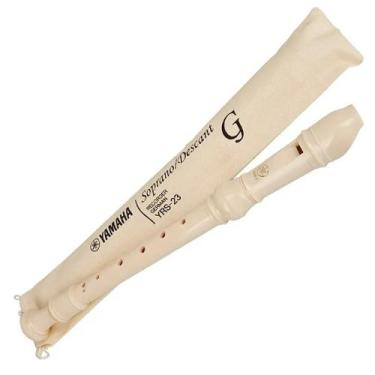 Imagem de Flauta Doce Yamaha YRS-23 Soprano Germanica em Dó