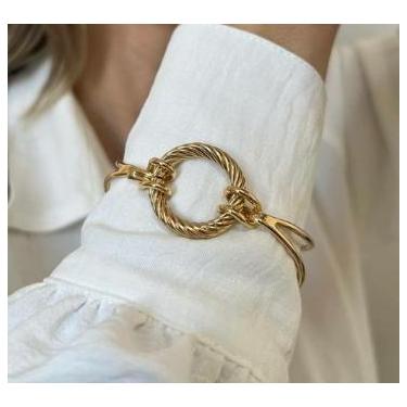 Imagem de Bracelete Elo Banhado em Ouro 18k - Maria Pinho