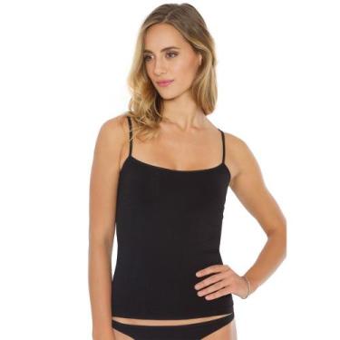 Imagem de Camisete Regata Basic Alça Fina Plie - 50200, Preto, M