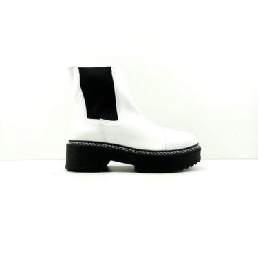 Imagem de Bota Boot Couro Confy Tchocco Elastic Flat Fashion Confort Feminino Ad