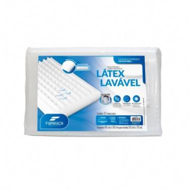 Imagem de Travesseiro Latex Lavavel 60x40 4606 Fibrasca