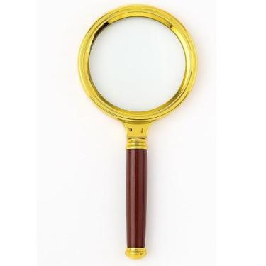 Imagem de Lupa De Mão Luxo Magnifier Com Lente De Aumento 70mm - Smart Lions