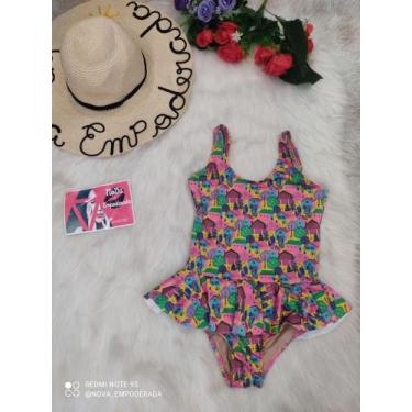 Imagem de Maiô Infantil Forrado - Nova Empoderada, Rosa, G
