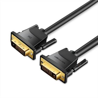 Imagem de Cabo DVI D 24+1 Macho Monitor Pc Projetor Premium 3m Vention