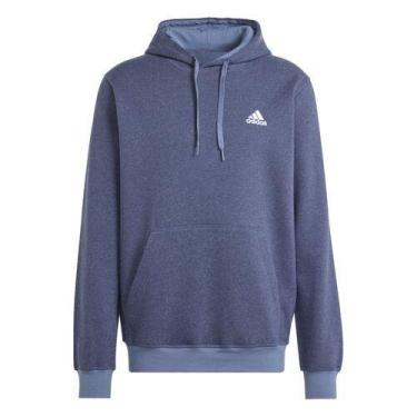 Imagem de Blusão Moletom Adidas Com Capuz Mescla Seasonal Essentials Mélange 531