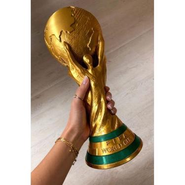 Imagem de Taça Copa do Mundo 2026 Rica em detalhes Decoração Futebol TAMANHO REA