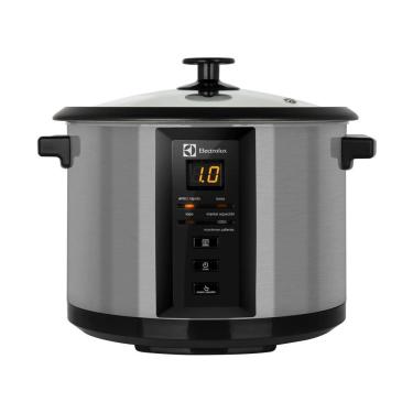 Imagem de Panela Elétrica Multiuso Electrolux Chef ECC20 1,8L 630W Programável Preta com Inox 110V