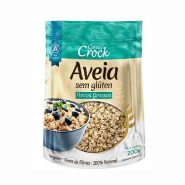 Imagem de Aveia Flocos Grossos Sem Glúten 200g Leve Croc