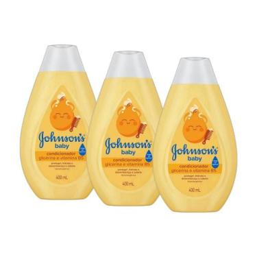 Imagem de KIT 3 Condicionadores Johnson's Baby Regular 400ml