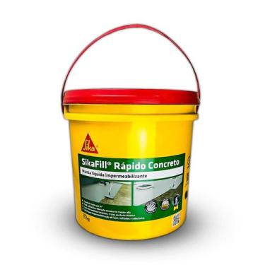 Imagem de Manta Líquida Impermeabilizante Sikafill Rápido Concreto 15L Sika Fosc