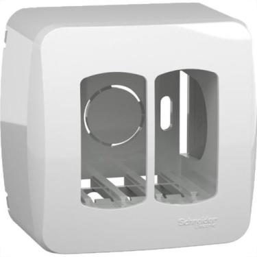Imagem de Sistema Box Schneider Dexson-Miluz Para 2 Modulos Branco - S3B76020