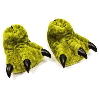 Imagem de Pantufa Unissex Adulto Pata Dinossauro T-Rex licenciada Tamanho: 36.38