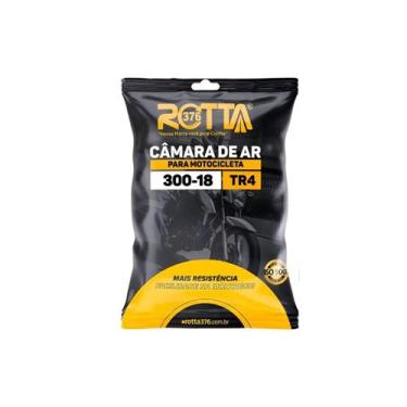 Imagem de Câmara De Ar Moto Aro 18 Cg Titan Fan Ybr Factor Rt18 Rotta 376