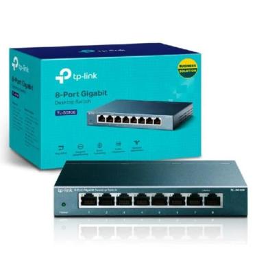 Imagem de Switch Tp-Link 8 Portas Tl-Sg108 Gigabit Case Metal