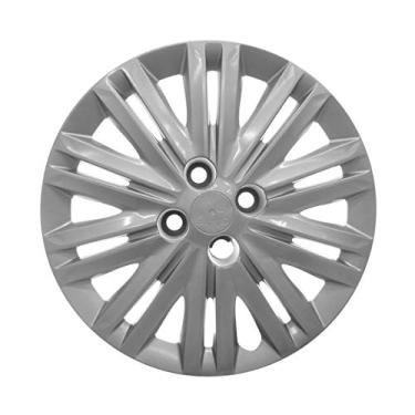 Imagem de Calota Aro Grid 15 Modelo Fiat Punto 14 Prata Cubo Padrao Fixacao Parafuso Grid 208Cpptau.