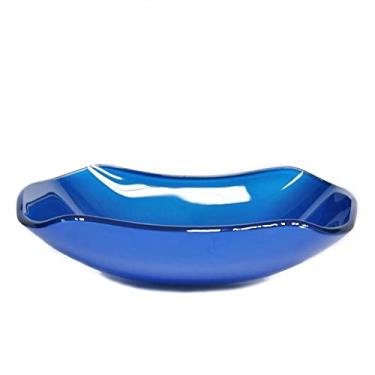 Imagem de CUBA DE VIDRO ABAULADA 51CM AZUL ESCURO