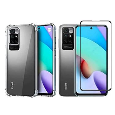 Imagem de Kit Capa Anti Impacto e Película de Vidro 3D Para Xiaomi Redmi 10 (6.5 Pol) - Jodda