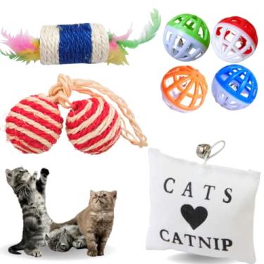Imagem de Kit 7 Brinquedo Para Gatos Brinquedo Gato Oferta