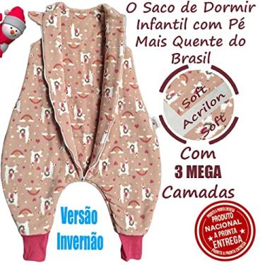 Imagem de saco dormir com pé invernão 1 a 2 anos kira