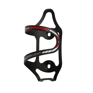 Imagem de Suporte para garrafa de água de bicicleta autopropulsionado para garrafa de água com parafusos, liga de alumínio, luz de abertura direita, copo de água para bicicletas de montanha e estrada (preto-vermelho)