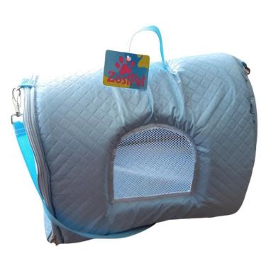 Imagem de Bolsa Para Transporte De Pet Cães E Gatos Tam. M Azul
