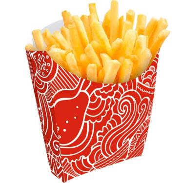 Imagem de Caixinha Para Batata frita Tam Pequeno 500un Vermelho