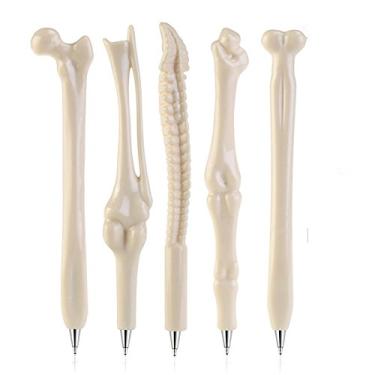 Imagem de Kit 5 Canetas Ossos Esferográfica Femur Osso Medico Hospital Enfermeiro Consultório Faculdade Medicina Fisioterapia Lindo Presente todo Brasil Outlet Top