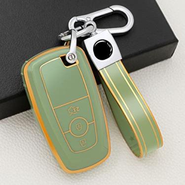 Imagem de Caso Chave Do Carro TPU, Apto Para Ford Fusion Mustang Explorer EcoSport Edge S-MAX Ranger Lincoln Mondeo F150 F250 F350