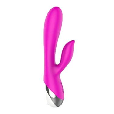 Imagem de Vibrador 10 Velocidades Estimulador Ponto G e Clitóris Recarregável USB Poderoso À Prova D'água Zatla (Rosa)