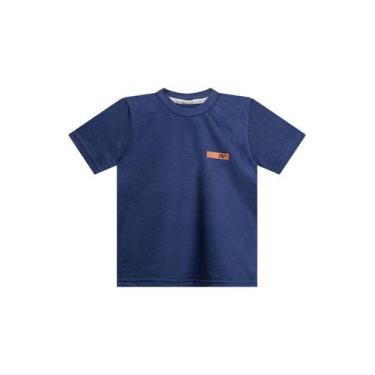Imagem de Camisa Infantil Masculina Basic Azul - Joinha Kids Store