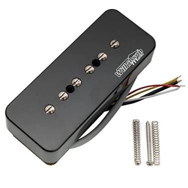 Imagem de Wilkinson M Series Empilhados Cerâmica Captador P90 Soapbar Humbucker Sized Single Coil Pickup Braço para Guitarra SG/LP, Preto